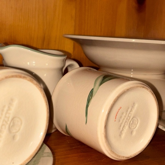 Pfaltzgraff Garden Party Pattern mugs/coffer mug with saucers - Picture 5 of 10